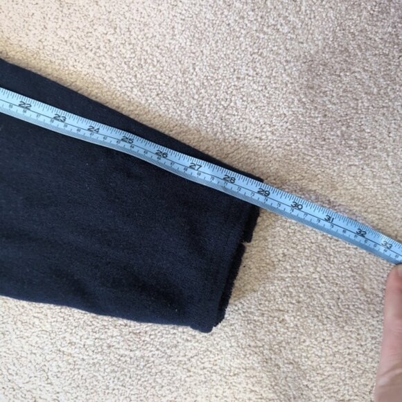 Lands End Pure Cashmere Button Up V-Neck Longline Classic Preppy Cardigan XL - Picture 6 of 9